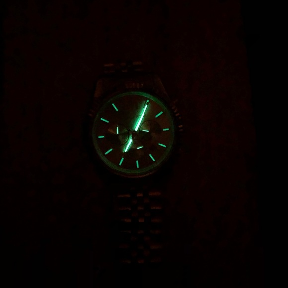 MK Rolex Watch / glow n dark hands - Picture 6 of 7